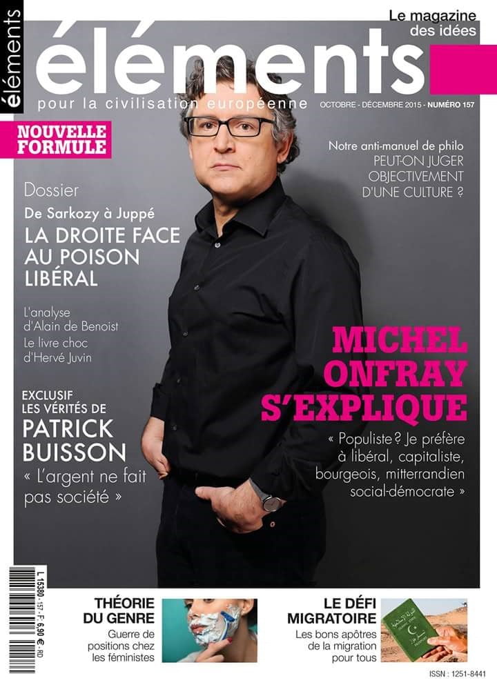 Michel Onfray, la réaction en son Éléments