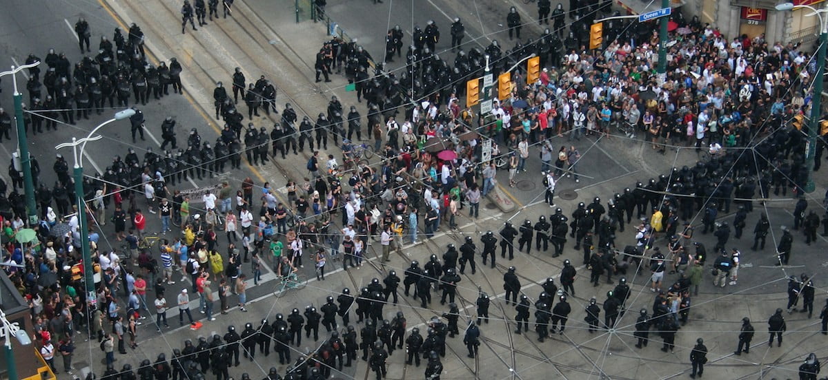 La “nasse”, ou l’importation du “kettling” (commentaire d’article)