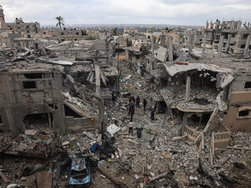 Gaza détruit, photo de Said Khatib/AFP